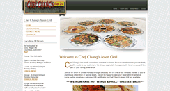 Desktop Screenshot of chefchangsasiangrill.com